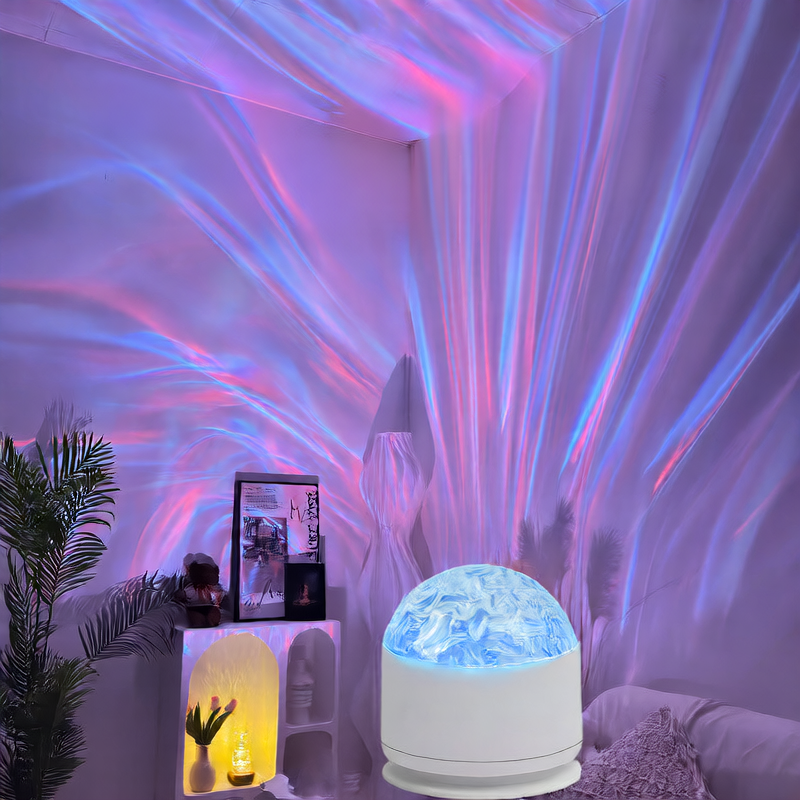 Rotating aurora light