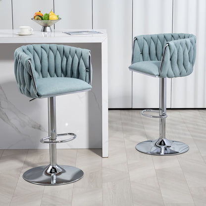 Rotating bar stools