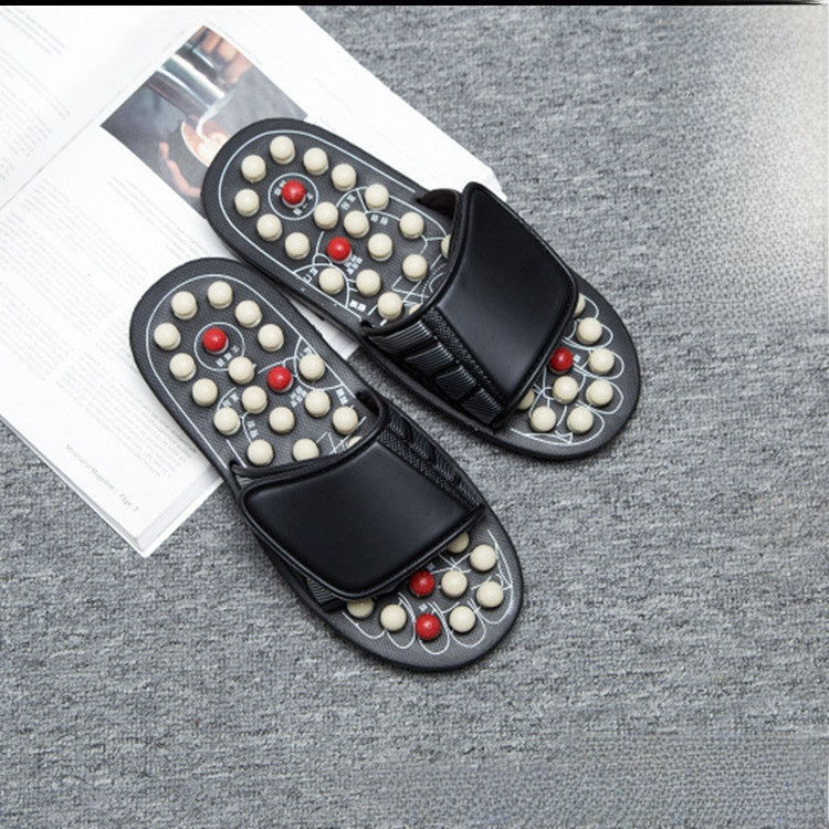 Rotating Bead Acupoint Massage Slippers