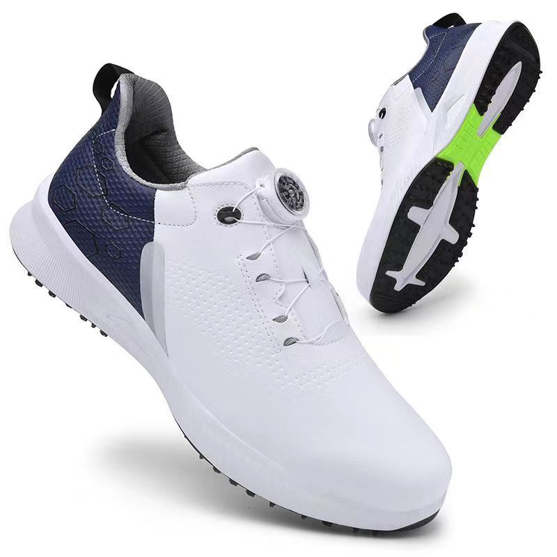 Rotating Buckle Golf Shoes with Removable Spikes