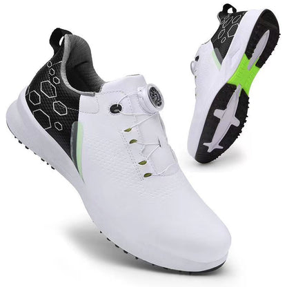 Rotating Buckle Golf Shoes with Removable Spikes