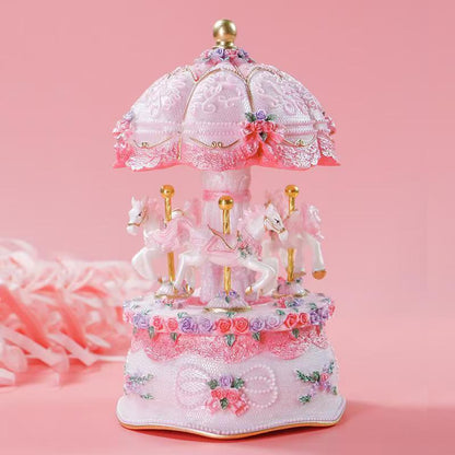 Rotating Carousel Music Box