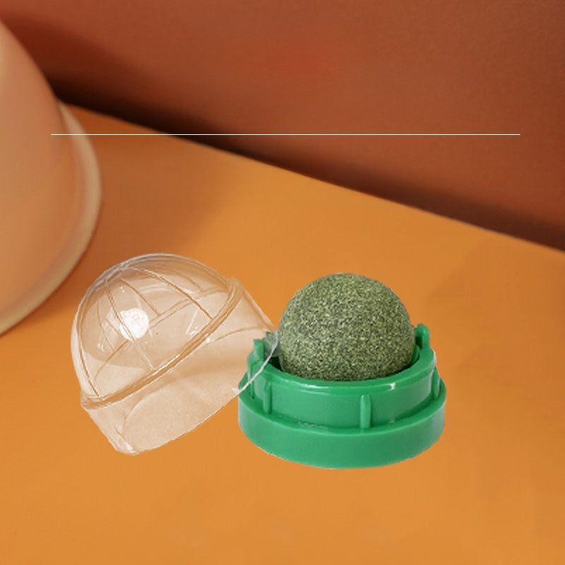 Rotating Catnip Ball Toy
