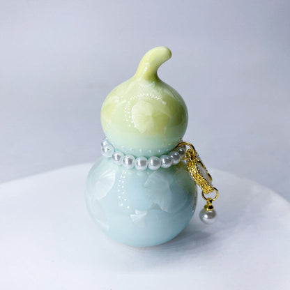 Rotating Ceramic Gourd Ornament