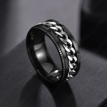Rotating chain ring