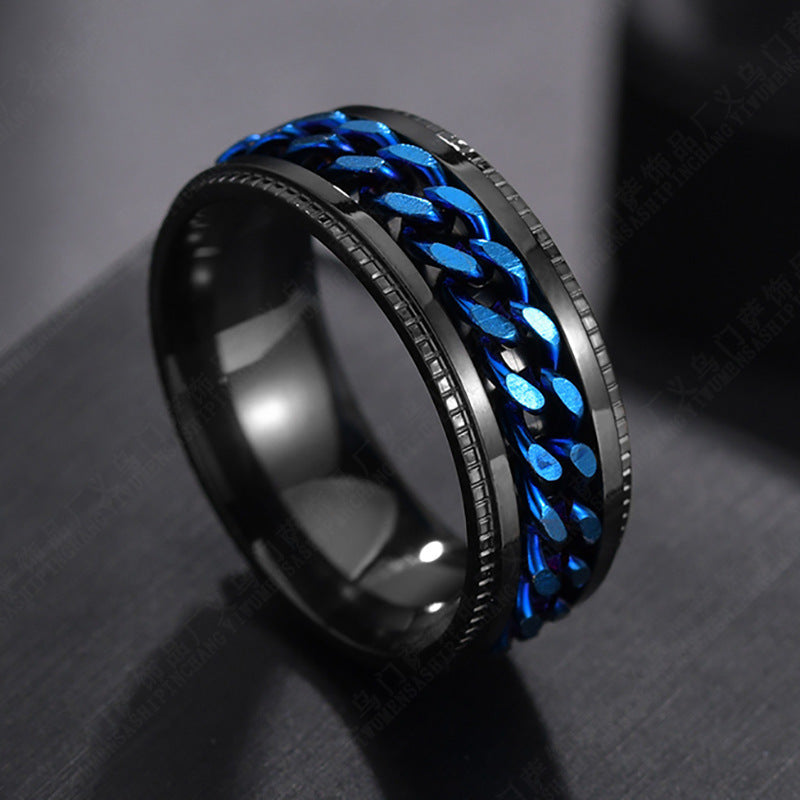 Rotating chain ring