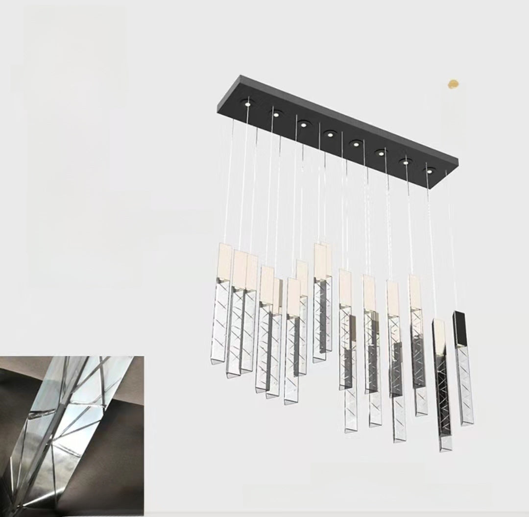 Rotating Crystal Chandelier Nordic Modern Lighting