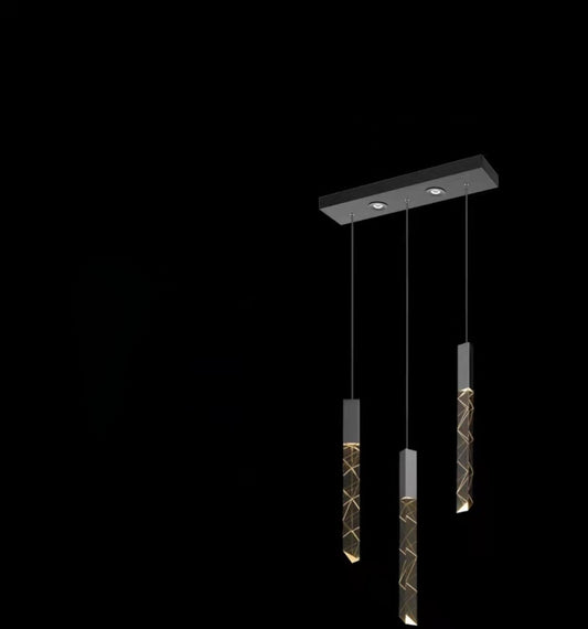 Rotating Crystal Chandelier Nordic Modern Lighting