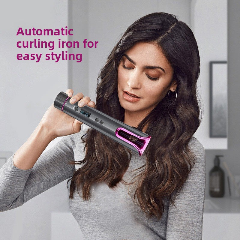 Rotating curling iron