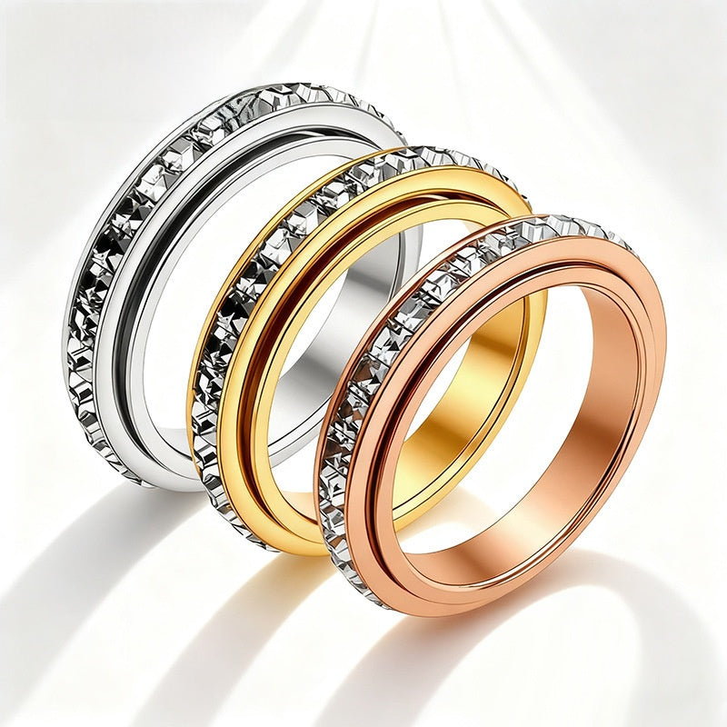 Rotating Diamond Ring