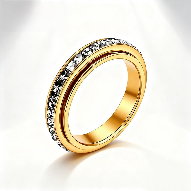 Rotating Diamond Ring
