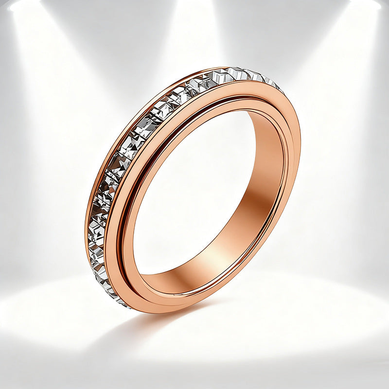 Rotating Diamond Ring