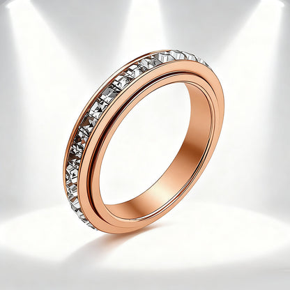 Rotating Diamond Ring