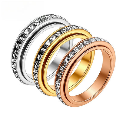 Rotating Diamond Ring