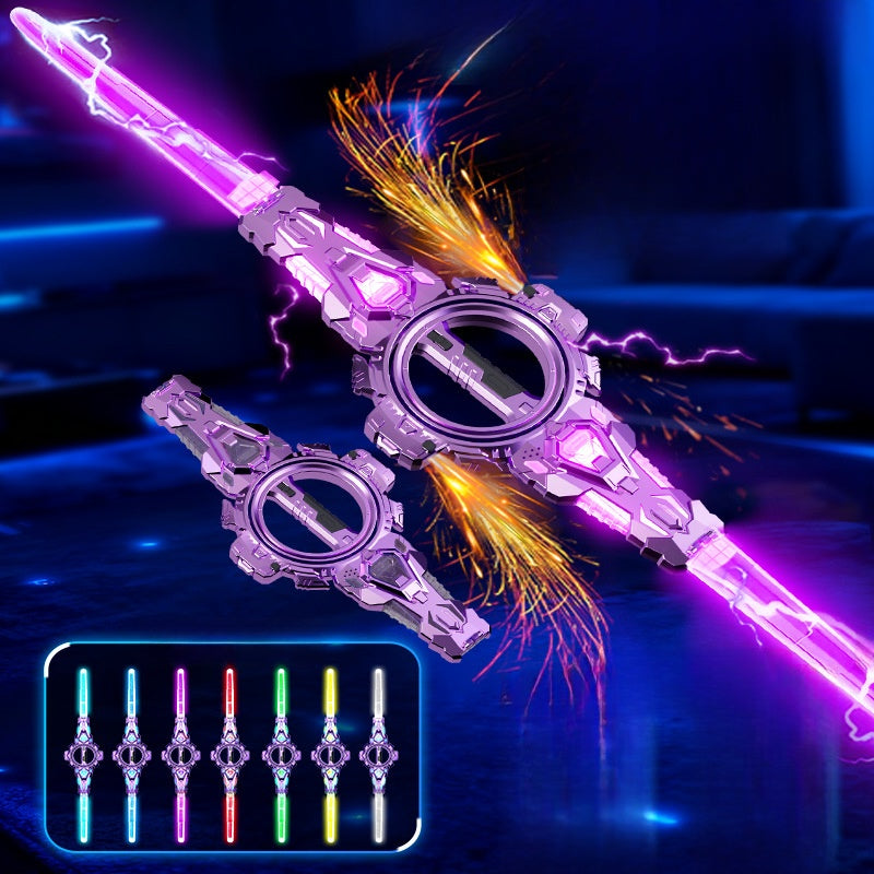 Rotating Double-Edged Lightsaber Toy