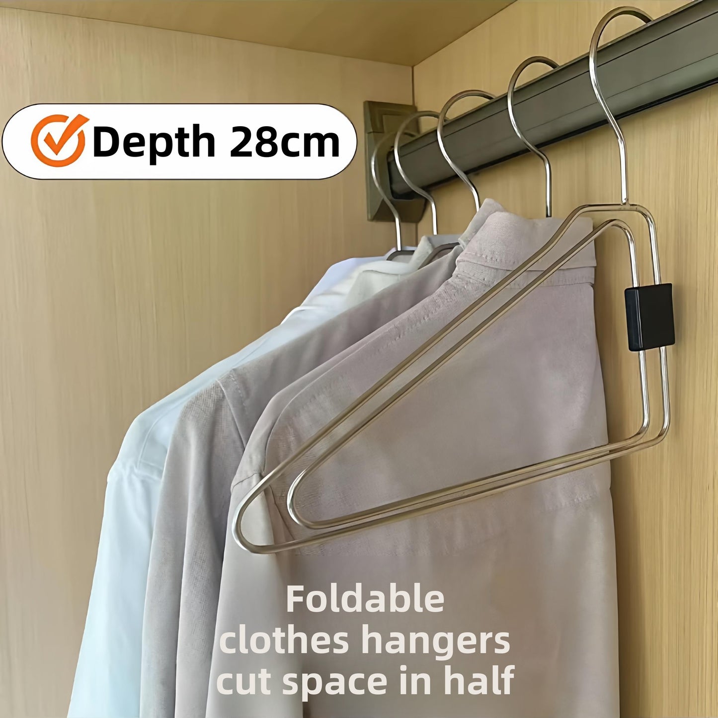 Rotating Foldable Clothes Hanger Non-Slip