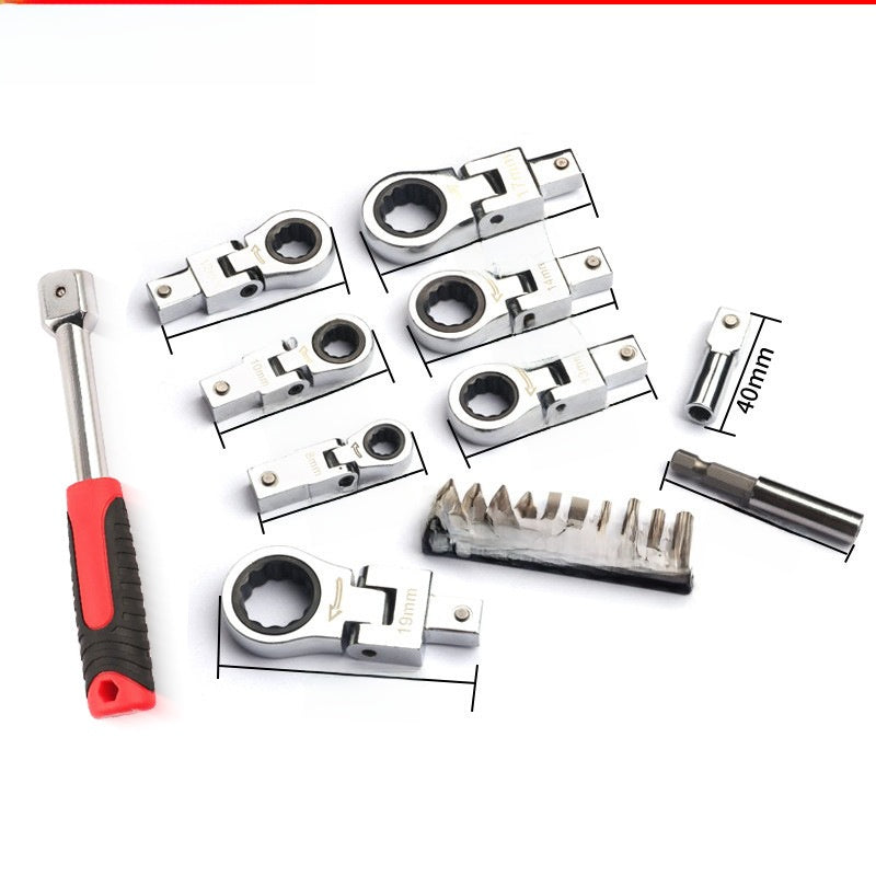 Rotating gear wrench