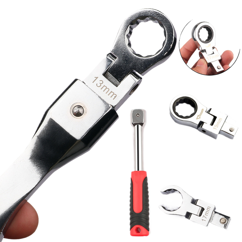 Rotating gear wrench
