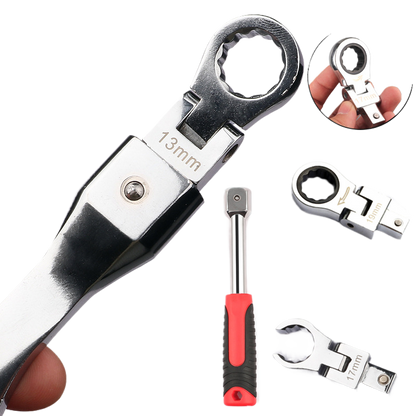 Rotating gear wrench