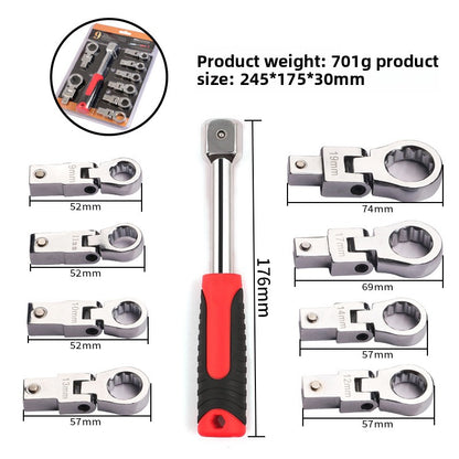 Rotating gear wrench