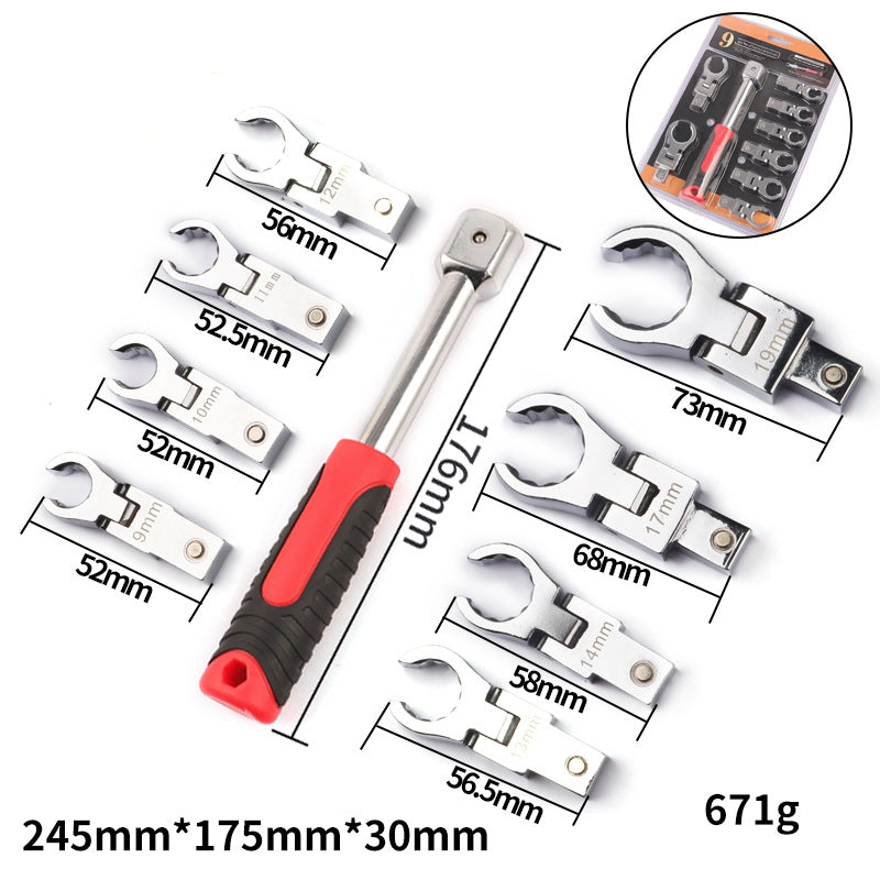 Rotating gear wrench