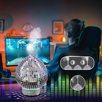 Rotating Humidifier Aroma Diffuser with Disco Ball Design