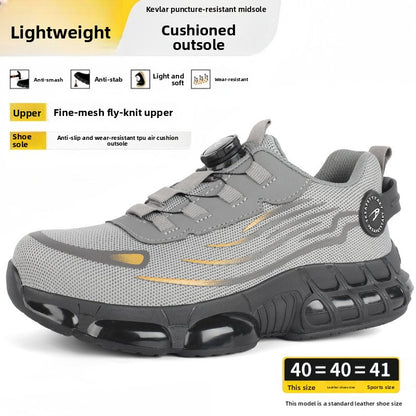 Rotating Knob Safety Work Shoes
