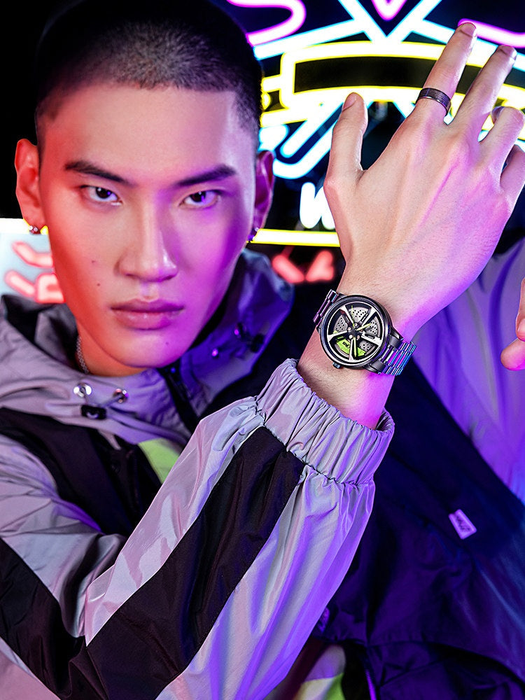 Rotating Luminous Mens Watch