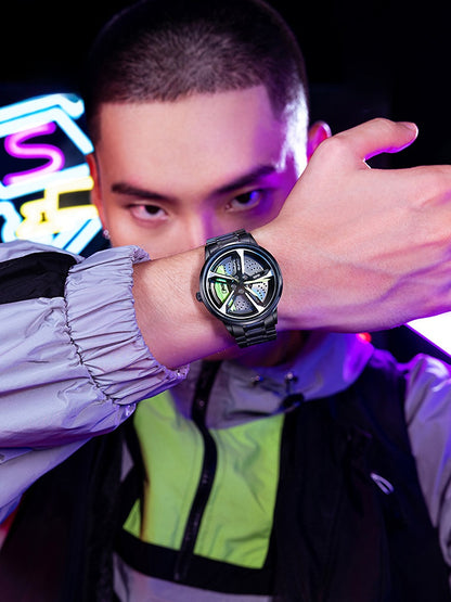 Rotating Luminous Mens Watch