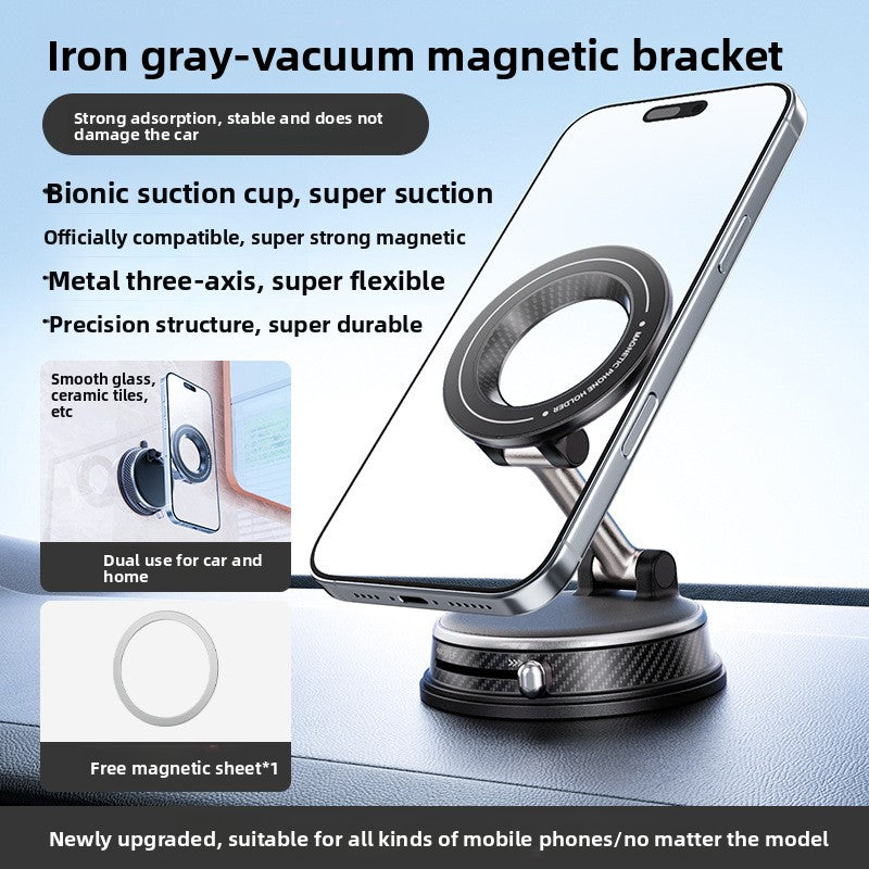 Rotating Magnetic Car Phone Holder with Wireless Charging