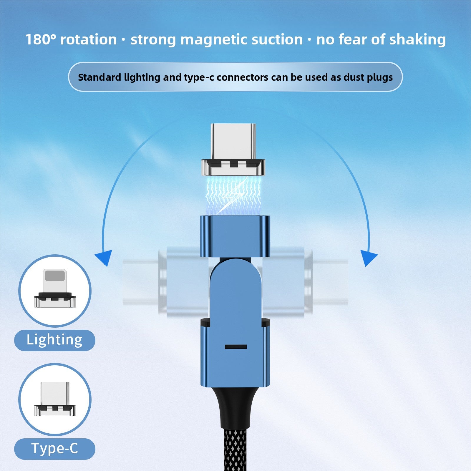 Rotating Magnetic Data Cable