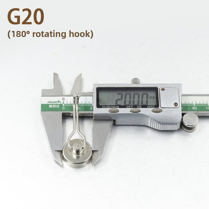 Rotating Magnetic Hook Strong Suction