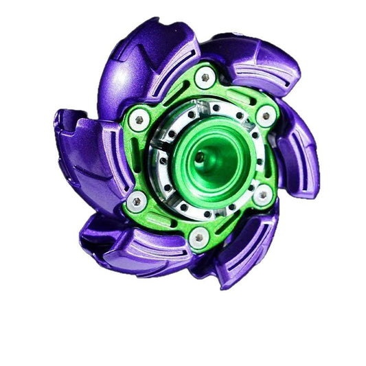 Rotating magnetic suction fingertip gyroscope