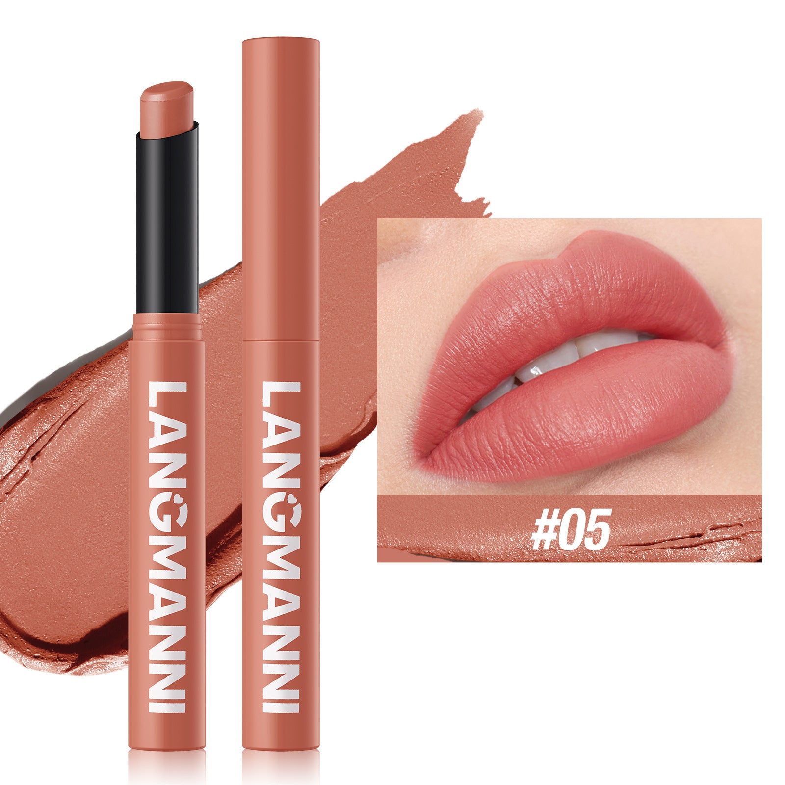 Rotating matte lipstick