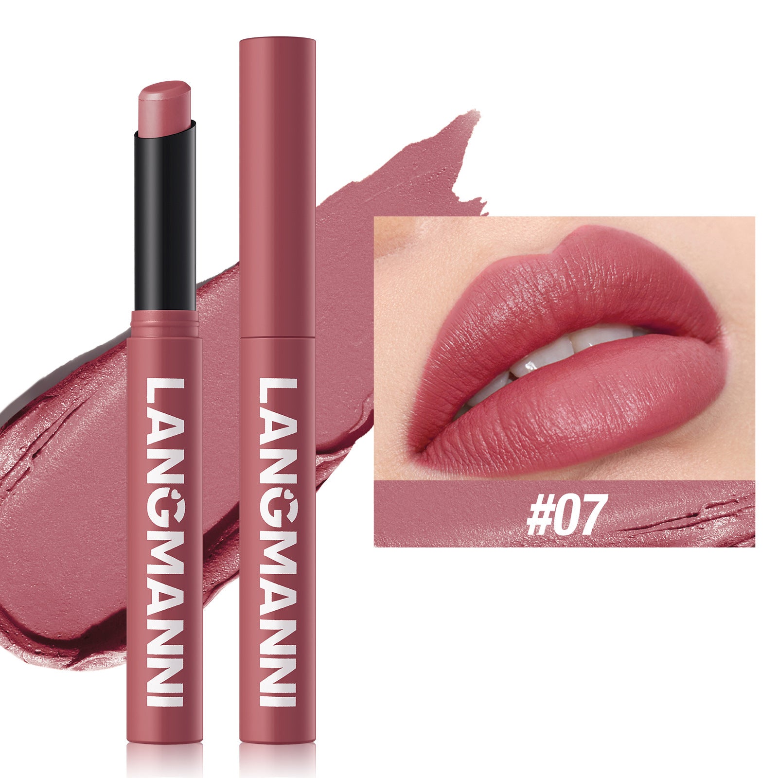 Rotating matte lipstick