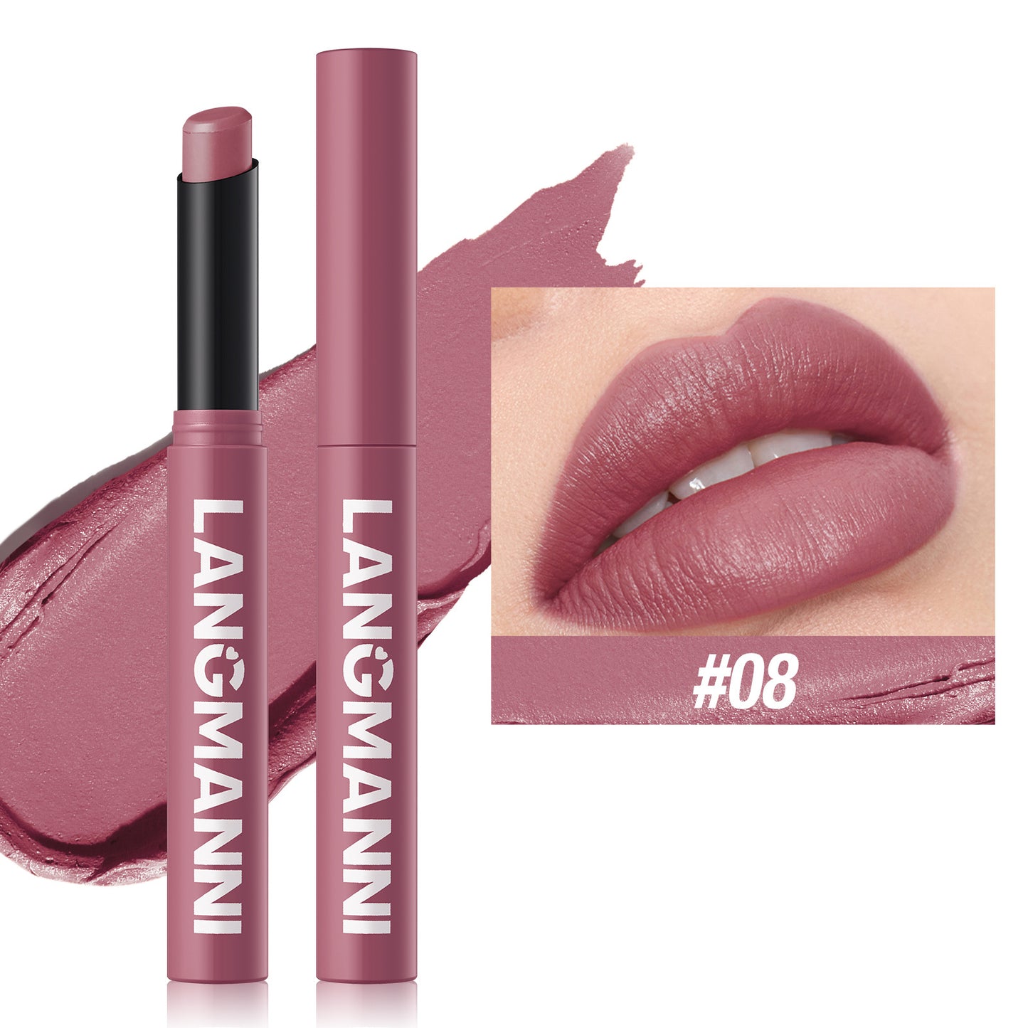 Rotating matte lipstick