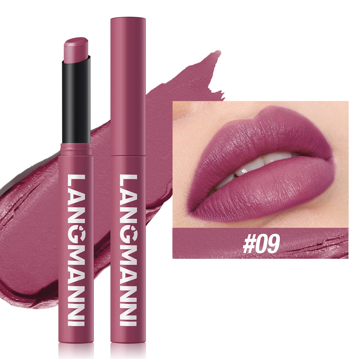 Rotating matte lipstick