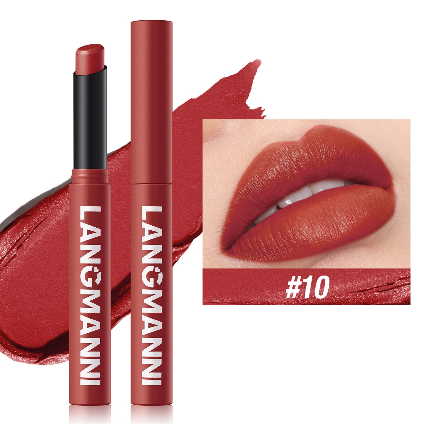 Rotating matte lipstick