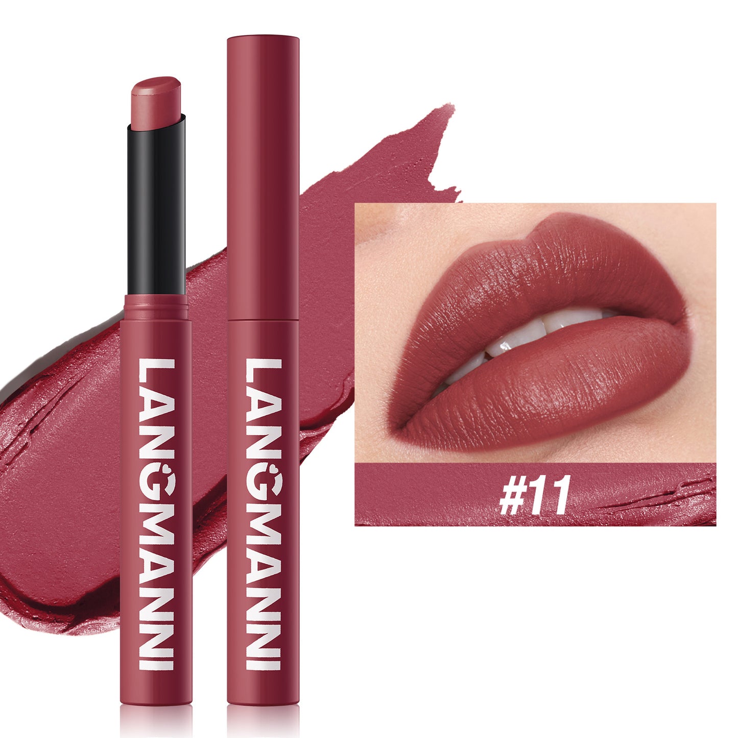 Rotating matte lipstick