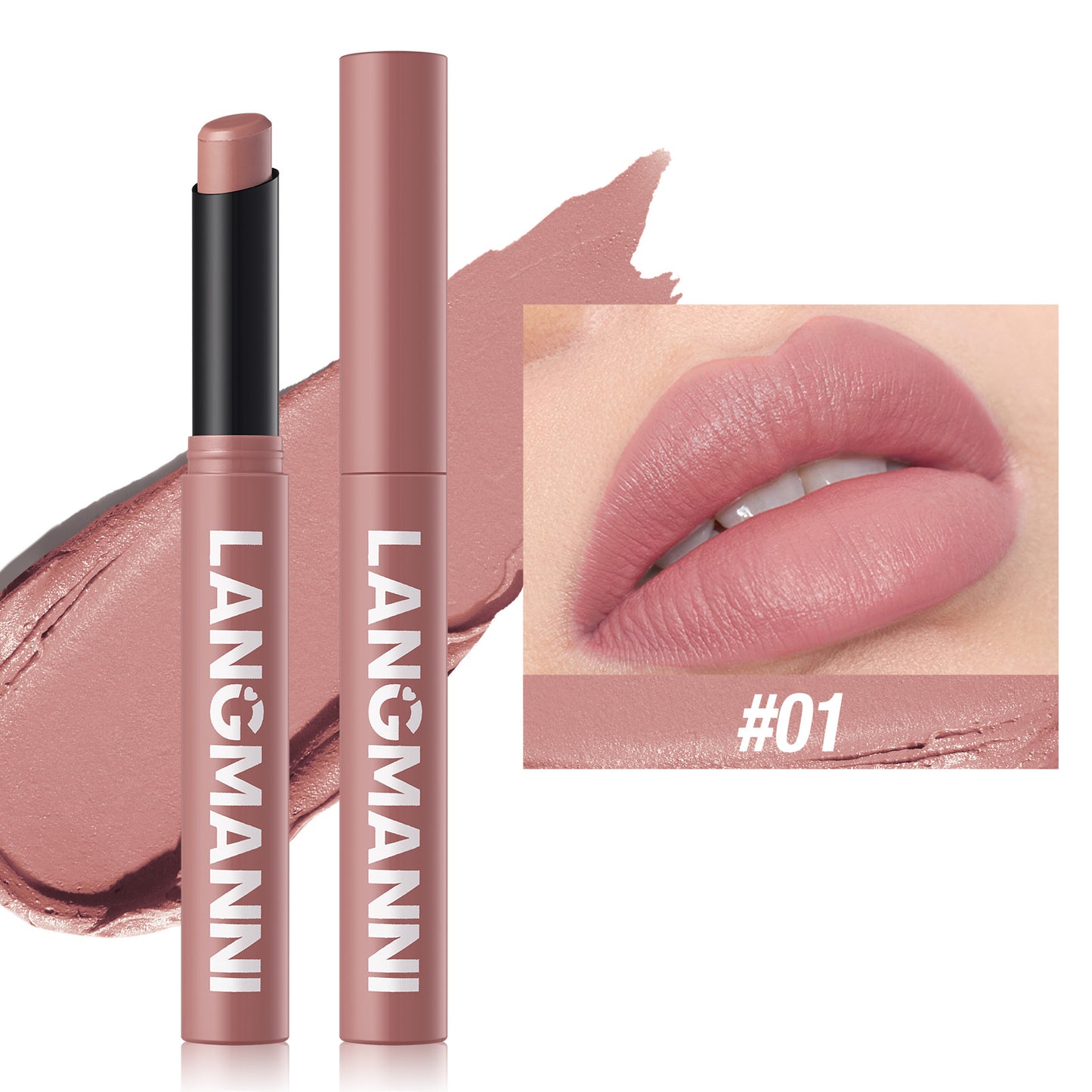 Rotating matte lipstick