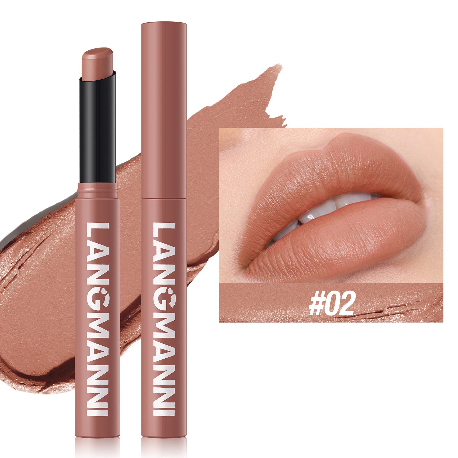 Rotating matte lipstick