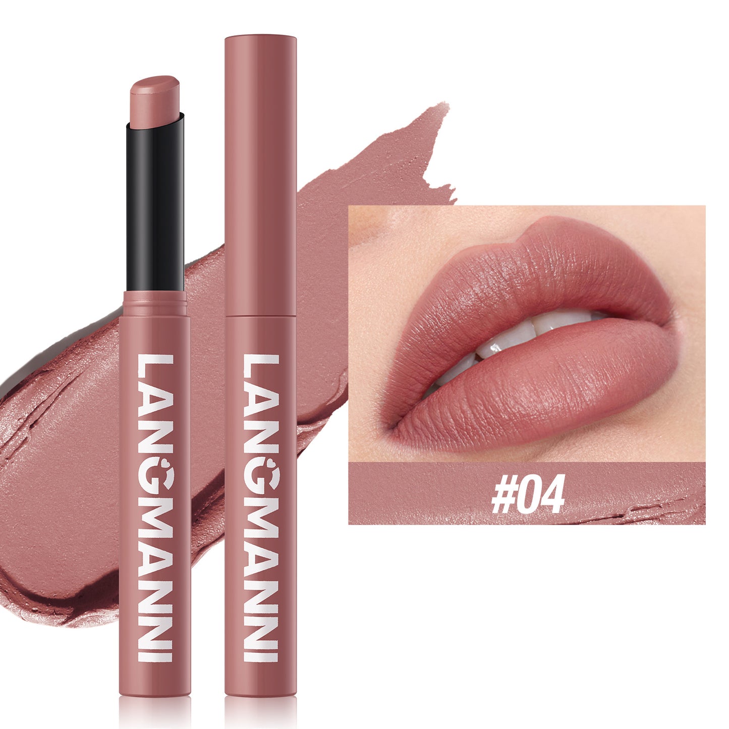 Rotating matte lipstick