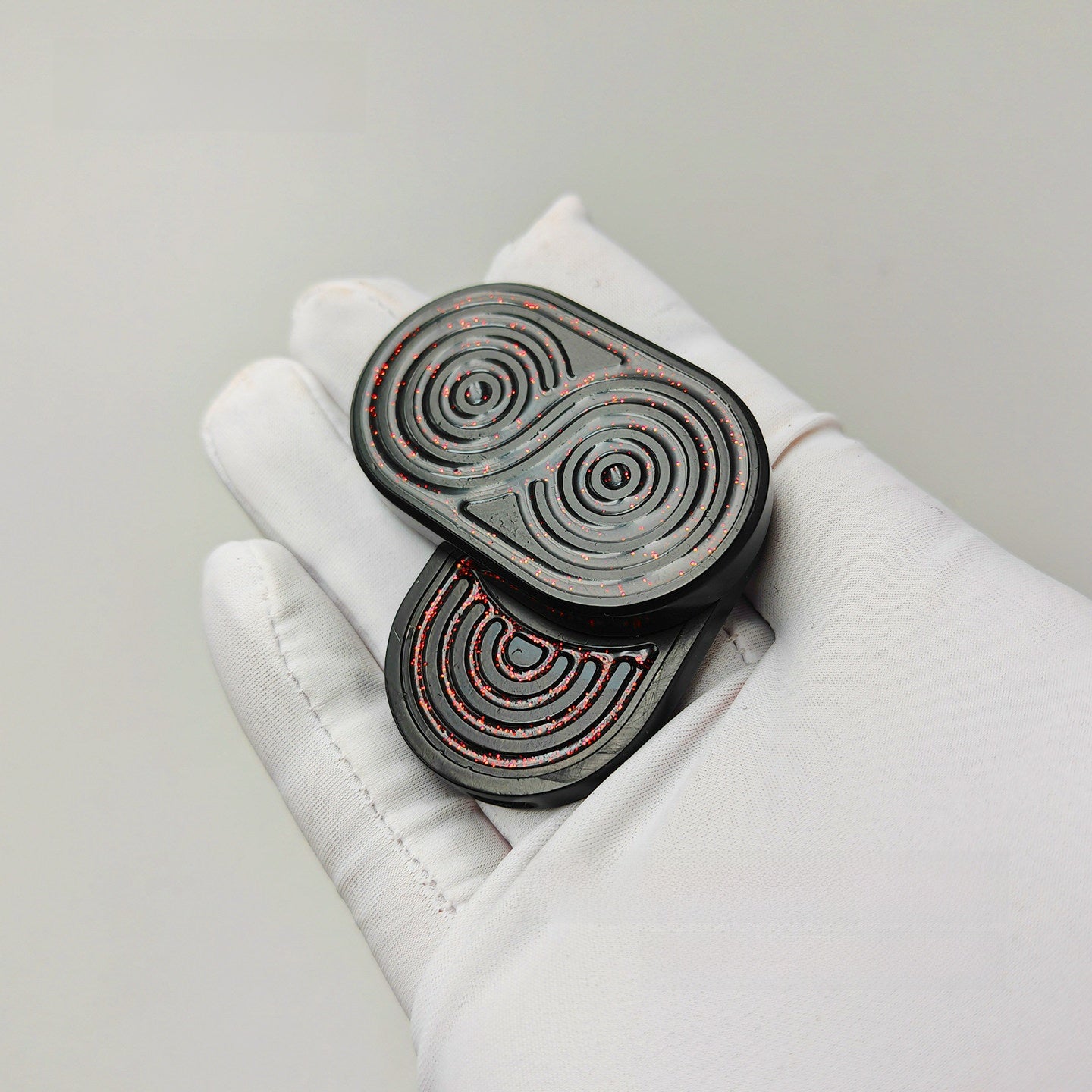 Rotating Metal Push Card Stress Relief Toy