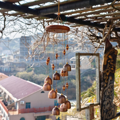 Rotating Metal Wind Chime Decoration