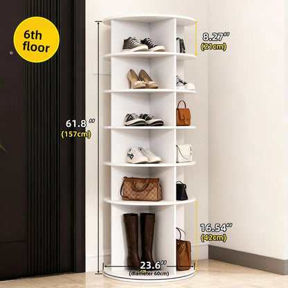 Rotating Multi-Tier Shoe Storage Rack