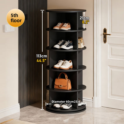 Rotating Multi-Tier Shoe Storage Rack