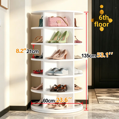 Rotating Multi-Tier Shoe Storage Rack