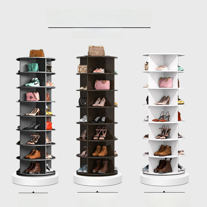 Rotating Multi-Tier Shoe Storage Rack