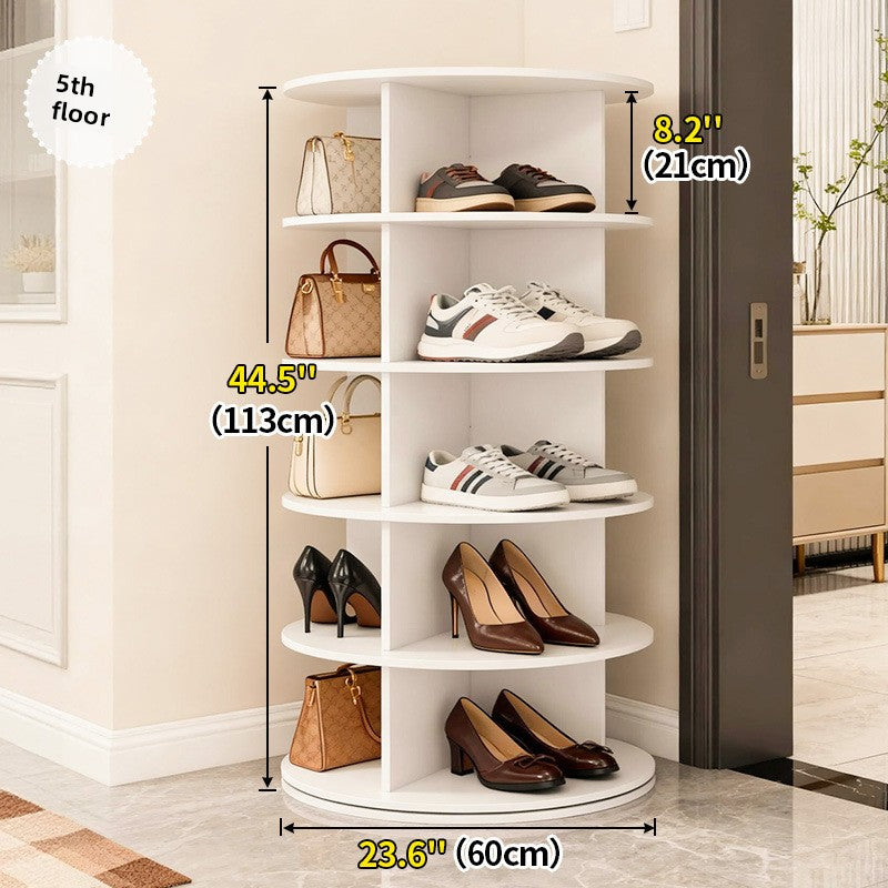Rotating Multi-Tier Shoe Storage Rack