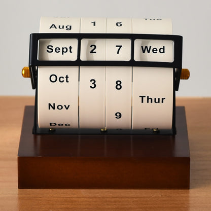 Rotating Perpetual Calendar Desktop Ornament